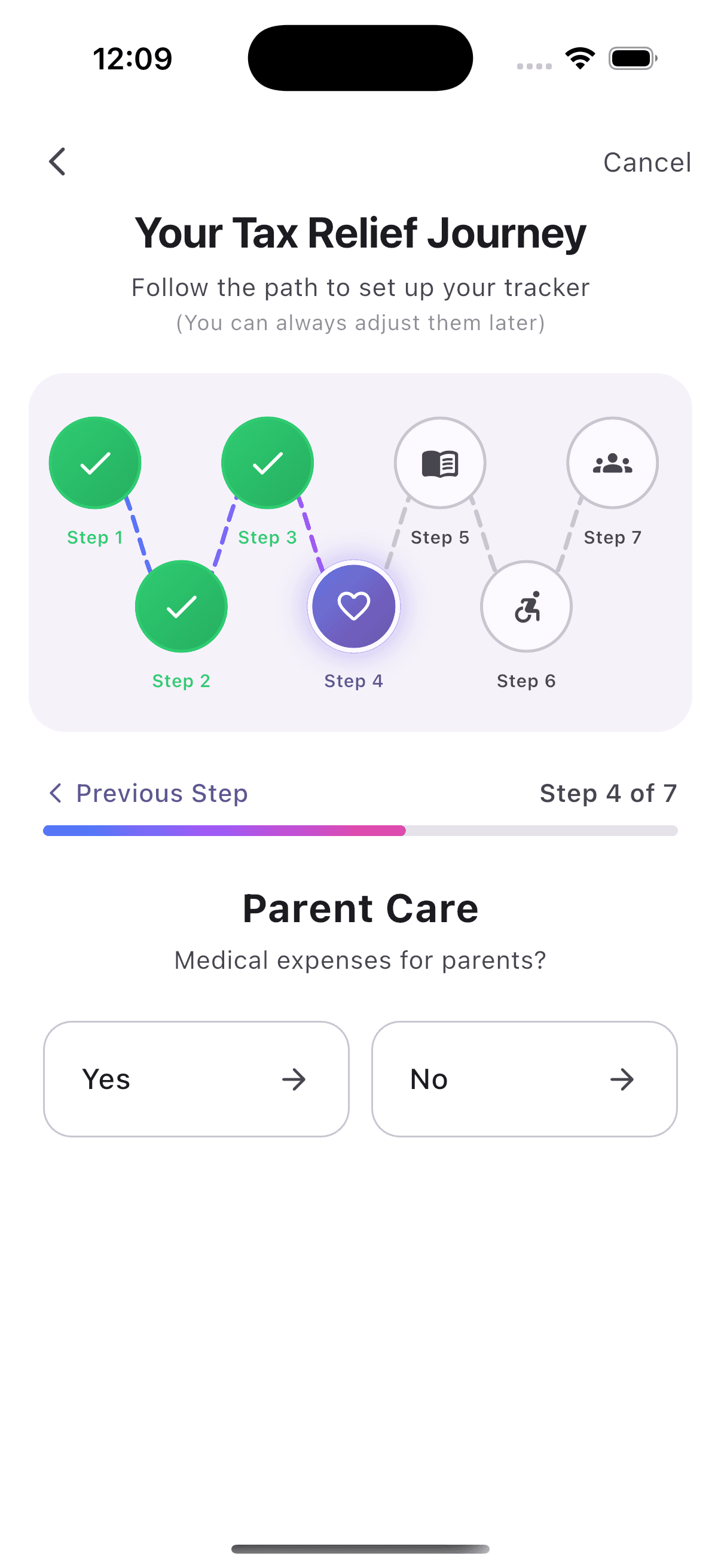 Simplest Tax Relief Tracker screenshot 4